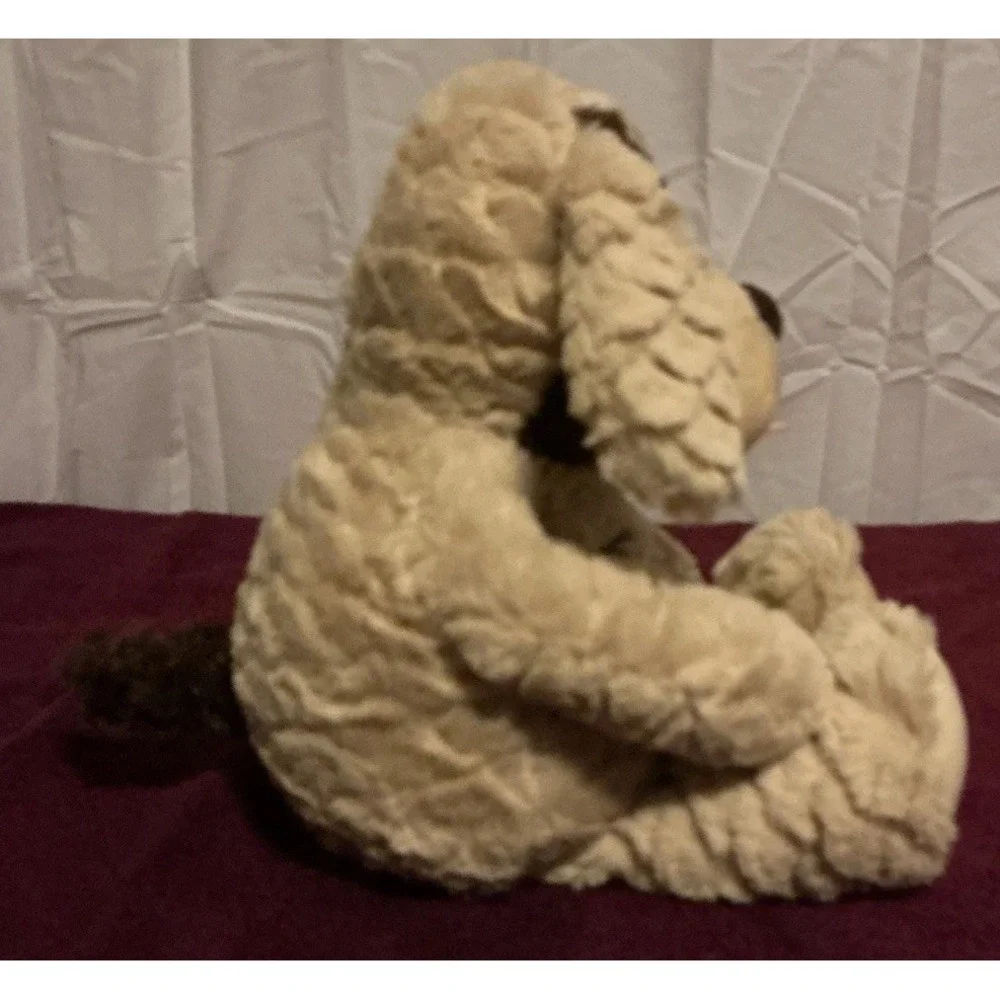 Aroma‎ Home Dog Plush Snuggable Hotties Brown Tan Puppy Stuffed Animal Textured